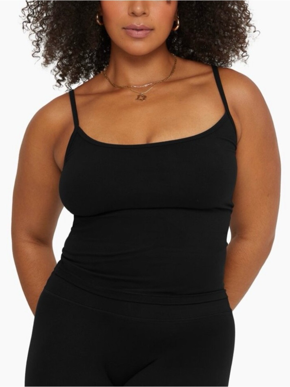 SET Active Bradshaw Cami in Onyx Black Size S